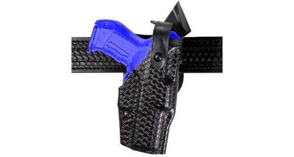 Image of Safariland 6360 ALS/SLS Mid-Ride Level III Retention Duty Holster w/ Plain &amp; Tactical Finish, Smith &amp; Wesson M&amp;P 9/Smith &amp; Wesson M&amp;P 40, Left Hand, STX Tactical, Black, 6360-2192-132