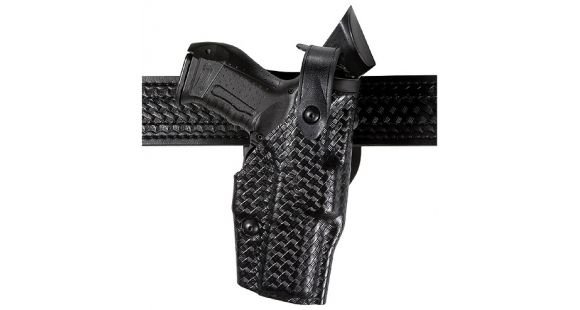 Image of Safariland 6360 ALS/SLS Mid-Ride Level-III Retention, Springfield XDM 9mm, STX Black Basket Weave, Left Hand, 6360-145-482