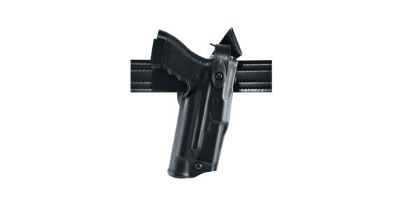 Image of Safariland 6360 ALS/SLS Mid-Ride Level III Retention Duty Holster w/ Plain &amp; Tactical Finish, Smith &amp; Wesson M&amp;P 9/Smith &amp; Wesson M&amp;P 40, Left Hand, STX Plain, Black, 6360-219-412-NH