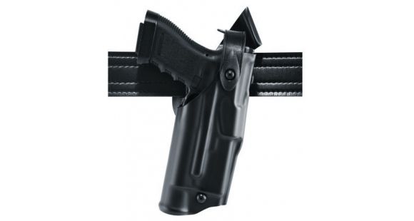 Image of Safariland 6360 ALS/SLS Mid-Ride Level III Retention FN Herstal Duty Holsters, FNH FNS .40 X300, STX Tactical, Black, Right Hand, 6360-2672-131