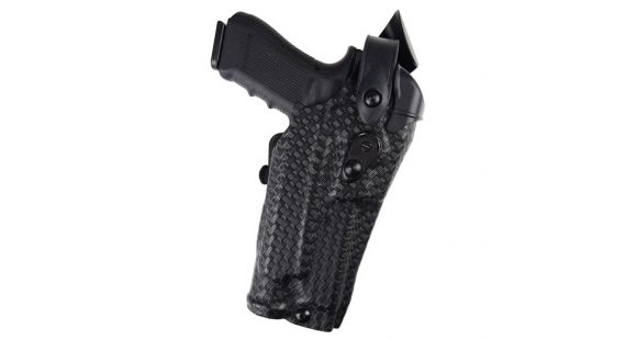 Image of Safariland 6362 ALS/SLS Hi-Ride Level-III Retention Duty Holster, H&amp;K VP9 w/ITI M3, TLR-1, Surefire X200, X300, or X300U, ,, Black, Left Hand, 6362-5932-132