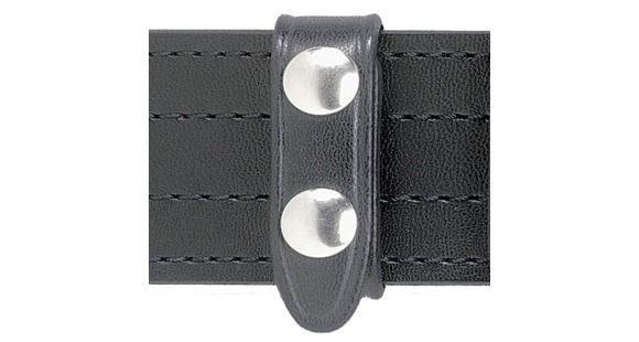 Image of Safariland 65 Belt Keeper, 2 Snap 0.75in.W, Pack Of 4, Hi Gloss Black W/ Black Plastic Snap, 1.75in. Belt 65-4-9PBL