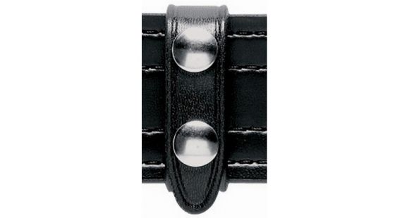 Image of Safariland 65 Belt Keeper, 2 Snap 0.75in.W, Pack Of 4, Plain Black W/ Black Plastic Snap, 1.75in. Belt 65-4-2PBL
