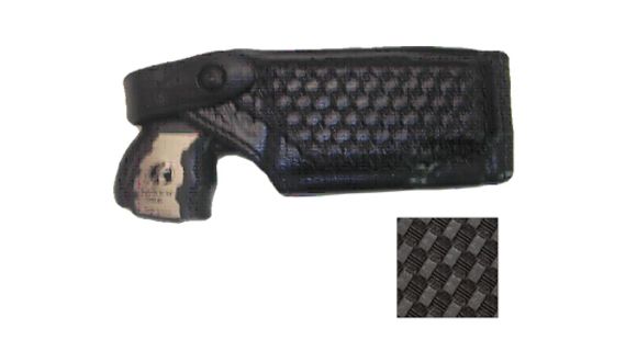 Image of Safariland 6520 SLS Level-II Retention, Clip On Holster, Taser X-26, STX Black Basket Weave, Right Hand, 6520-64-481
