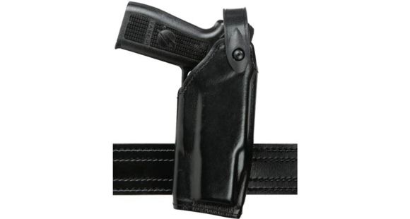Image of Safariland 6520 SLS Level-II Retention, Clip On Holster, Taser X-26, STX Tactical, Black, Right Hand, 6520-64-131