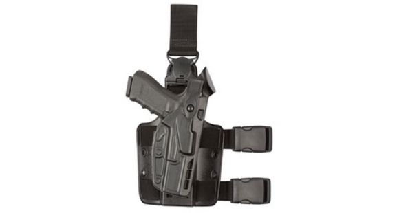 Image of Safariland 7005 7TS SLS Tactical Holster w/Quick Release Leg Strap, Left Hand, Flat Dark Earth, 7005-819-552