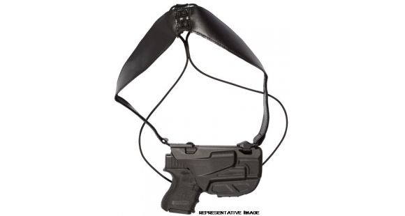Image of Safariland 7052 7TS Lightweight Shoulder Holster, Glock 19, 23 4.0in., Plain Black, Right Hand, 7052-283-411