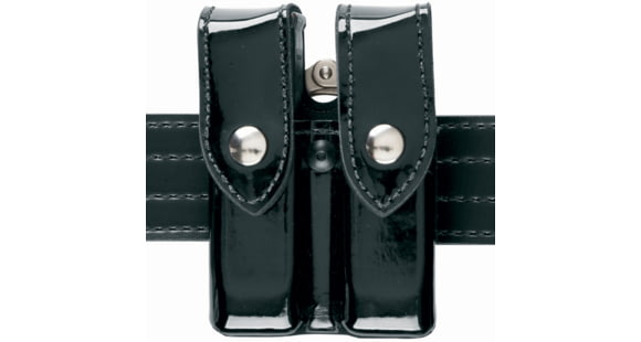 Image of Safariland 72 Mag/Cuff Pouch, Top Flap - Plain Black, Ambidextrous 72-83-2
