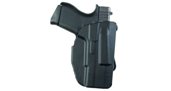 Image of Safariland 7371 7TS ALS Concealment Paddle Holster, Ruger LC9/Ruger LC9s/Ruger LC380, Left Hand, STX Plain, Black, 7371-184-412