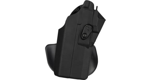 Image of Safariland 7378RDS - 7TS ALS Concealment Paddle & Belt Loop Combo Holster,Glock 19 MOS w/TLR-1,TLR- 1HL, X200, X300, X300U Surefire X300U/V, Right Hand, STX Plain Black, 28325, 7378RDS-28325-411