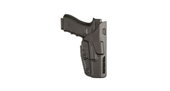 Image of Safariland 7379 ALS Open Top Concealment Belt Clip Holster, Heckler &amp; Koch VP9, Right Hand, Plain, Black, 7379-593-411