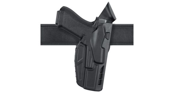 Image of Safariland 7390 Mid-Ride Duty Holster, Smith &amp; Wesson M&amp;P 9 4.25in/Smith &amp; Wesson M&amp;P 40 4.25in, Right Hand, Plain, Black, 7390-219-411