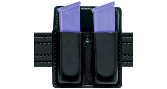 Image of Safariland 75 Double Mag Pouch Without Flaps - STX TAC Black, Ambidextrous 75-76-13