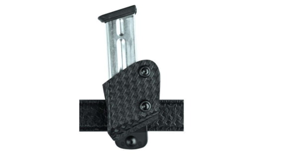Image of Safariland Model 773 Open Top Competition Adjustable Magazine Pouch, Glock 17/Glock 19, Right, Belt Loop, STX Basket Weave, Black, 773-83-481-150