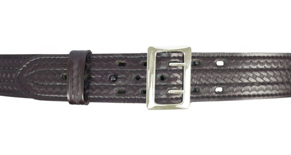 Image of Safariland 87 Suede Lined Belt w/ Buckle, Cordovan Basketweave, 34in