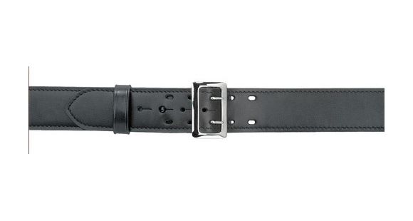 Image of Safariland 875 Stitched Edge Belt w/ Buckle, 2.25in Wide, Basket Black - Waist 42 in