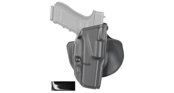 Image of Safariland 6378 ALS Concealment Smith &amp; Wesson Paddle Holster w/ Belt Loop, S&amp;W M&amp;P 45 Compact, Left Hand, STX Hi Gloss, Black, 6378-919-492