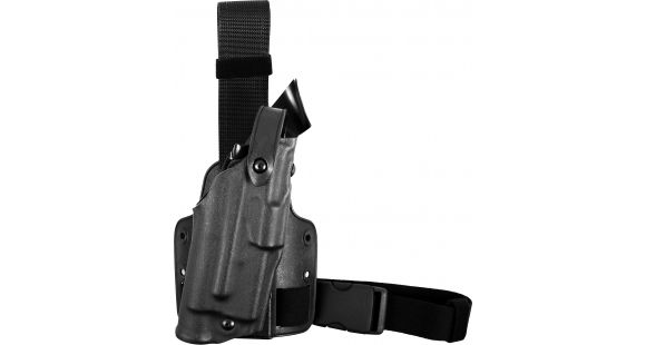Image of Safariland 6305 ALS Tactical w/ Quick Release Leg Harness Holster, Right Hand, Black, 6305-56-131-SP10