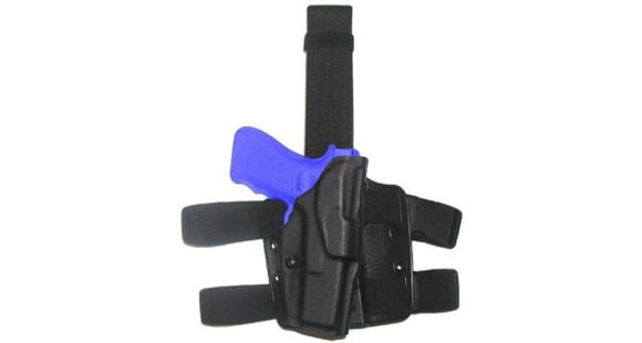 Image of Safariland 6354 ALS Tactical Thigh Holster, SIG Sauer P229/SIG Sauer P228, Left Hand, Tactical, Black, 6354-74-132-MS8