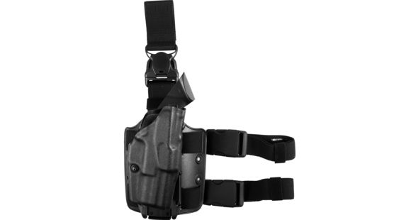 Image of Safariland 6355 ALS Tactical Thigh Holster, Right Hand, Black, 6355-148-131-MS15-MS18