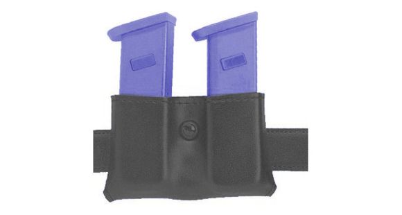 Image of Safariland 079 Concealment Magazine Holder, Snap-On, Double - Basket Black, Ambidextrous, 2in. Belt Loop Slot 079-53-8-2