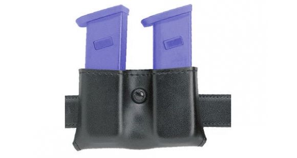 Image of Safariland 079 Concealment Magazine Holder, Snap-On, Double - Plain Black, Ambidextrous 079-383-6
