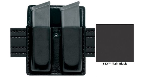 Image of Safariland Double Mag Pouch Open Top STX Black For Glock 17 79-83-23-MS36
