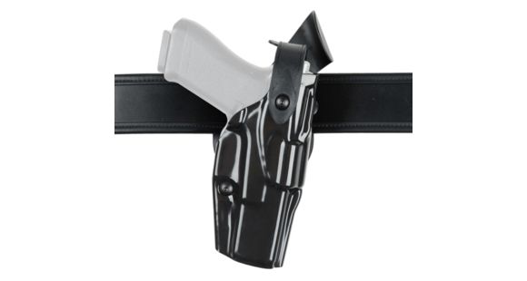Image of Safariland 6360 Level III Retention ALS/SLS Duty Mid-Ride Holster, Springfield Armory XD-M 4in .40 S&amp;W, Right Hand, STX Hi Gloss, Black, 6360-146-491