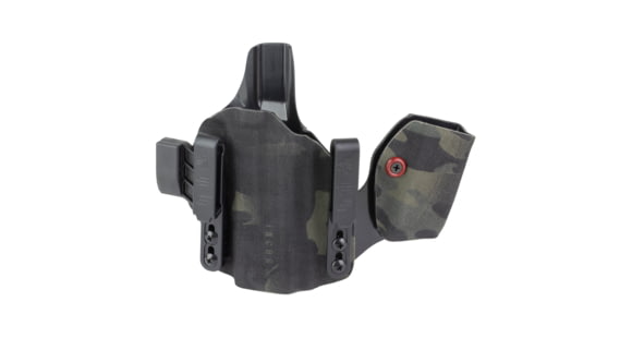 Image of Safariland INCOG-X, Joint Collaboration with Haley Strategic, Inside the Waistband Holster, Fits Glock 17/19, Integrated Magazine Caddy, Microfiber Suede Wrapped Boltaron Construction, Multicam Black, Right Hand, 1341344