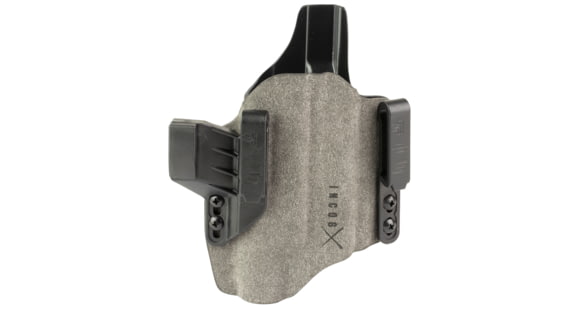 Image of Safariland INCOG-X, Joint Collaboration with Haley Strategic, Inside the Waistband Holster, Fits GLOCK 17/19 with Large Light and Red Dot, Boltaron Construction, Suede Finish, Gray, Right Hand, 1337166,
