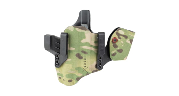 Image of Safariland INCOG-X, Joint Collaboration with Haley Strategic, Inside the Waistband Holster, Fits Glock 17/19 with Light, Integrated Magazine Caddy, Microfiber Suede Wrapped Boltaron Construction, Multicam, Right Hand, 1341385