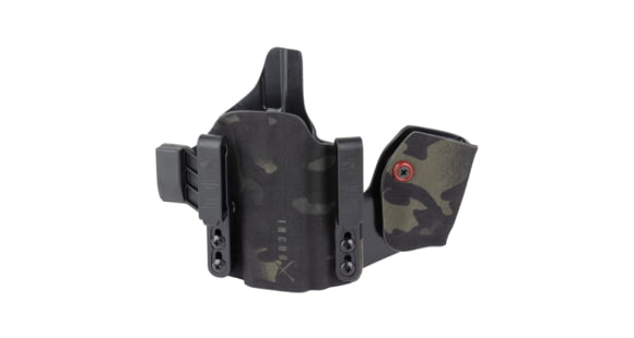 Image of Safariland INCOG-X, Joint Collaboration with Haley Strategic, Inside the Waistband Holster, Fits Glock 43X/48, Integrated Magazine Caddy, Microfiber Suede Wrapped Boltaron Construction, Multicam Black, Right Hand, 1341407