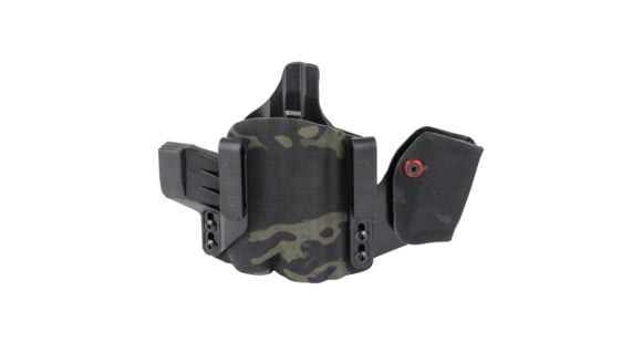 Image of Safariland INCOG-X, Joint Collaboration with Haley Strategic, Inside the Waistband Holster, Fits Glock 43X/48 with Light, Integrated Magazine Caddy, Microfiber Suede Wrapped Boltaron Construction, Multicam Black, Right Hand, 1341401