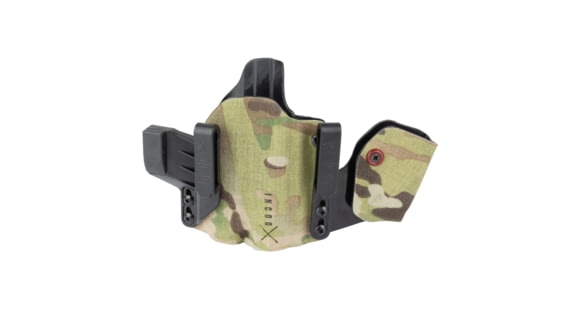 Image of Safariland INCOG-X, Joint Collaboration with Haley Strategic, Inside the Waistband Holster, Fits SIG P365 X-Macro Fuse with Light, Integrated Magazine Caddy, Microfiber Suede Wrapped Boltaron Construction, Multicam, Right Hand, 1341391