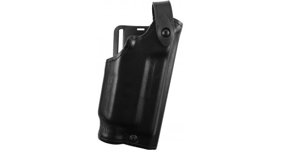 Image of Safariland 6280 SLS Mid-Ride Level-II Retention, H&amp;K .45 Cocked &amp; Locked w/SF X200/X300 4.53in., Hi-Gloss Black, Right Hand, 6280-3930-91