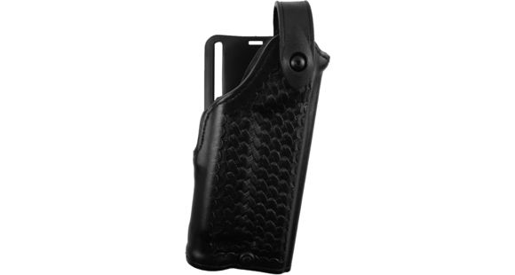 Image of Safariland 6280 SLS Level II Retention Mid-Ride Duty Holster, SIG Sauer P220R DAK, Right Hand, STX Basket Weave, Black, 6280-2770-81