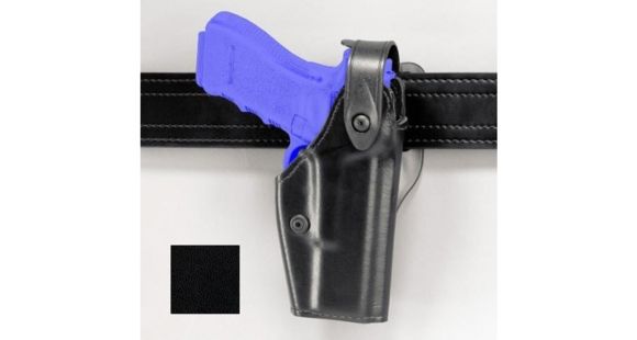 Image of Safariland 6280 Level II Retention Mid-Ride Holster, Right Hand, Black, 6280-53-61-S