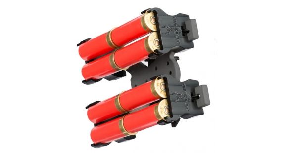 Image of Safariland Model 086 Shotgun Shell Holder, Black - 086-8-2-745BL 8 Shells Belt Clip