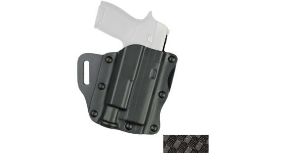 Image of Safariland Model 557 Open-top Belt Slide Concealment Holster, SIG Sauer P226R/SIG Sauer P220R, Right Hand, STX Basket Weave Black, Black, 557-7742-481