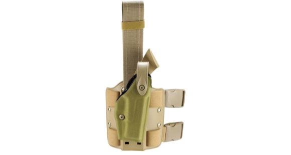 Image of Safariland Model 6004USN SLS Low Drop-Leg Holster, Glock 17/22/31, Right Hand, Cordura Khaki, 6004USN-83-751