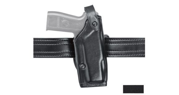 Image of Safariland SLS Off-Duty Belt Slide Holster, Glock 31/Glock 17/Glock 22, Right Hand, Nylon-Look, Black, 6287-8321-261