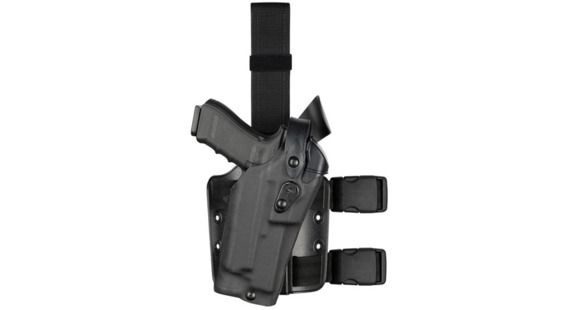 Image of Safariland Model 6304 RDS ALS/SLS Drop Leg Holster, Left Hand, Black, 6304RDS-8192-412