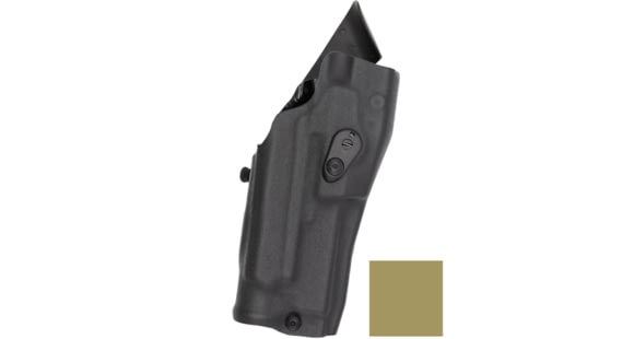 Image of Safariland 6354RDSO ALS OWB Holster w/ QLS19 Fork, Glock 19 MOS, Right Hand, Coyote Brown, 1334861