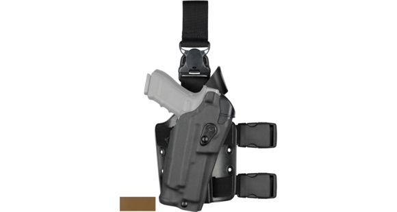 Image of Safariland 6355 ALS w/Quick Release, H&amp;K VP9, Holster, Coyote Brown, Left Hand, 6355-593-762