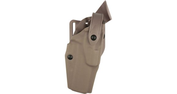 Image of Safariland 6360 ALS/SLS Mid-Ride Level III Glock Duty Holsters, Glock 17/Glock 22, Right Hand, STX Tactical, FDE Brown, 6360-83-551