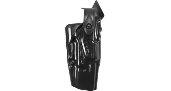 Image of Safariland 6360 ALS/SLS Mid-Ride Level III Glock Duty Holsters, Glock 17/Glock 22, Right Hand, STX Hi Gloss, Black, 6360-83-491-NH