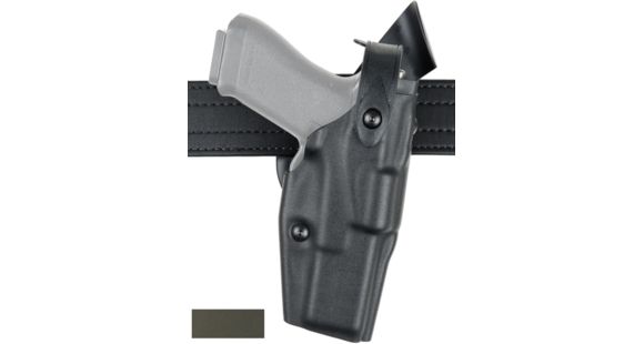 Image of Safariland 6360 ALS/SLS Mid-Ride Level III Glock Duty Holsters, Glock 19 Gen 3/Glock 19 Gen 4, Right Hand, STX Tactical, OD Green, 6360-283-561