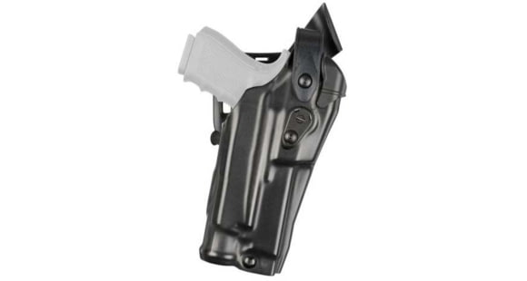 Image of Safariland 6360RDS Level III Retention ALS/SLS Duty OWB Belt Holster, Smith &amp; Wesson M&amp;P M2.0 9L, Right Hand, STX Hi Gloss, Black, 6360RDS-8182-491