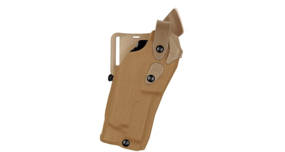 Image of Safariland 6360RDS Level III Retention ALS/SLS Duty OWB Belt Holster, Glock 17/Glock 22, Right Hand, Cordura, Coyote, 6360RDS-8321-741