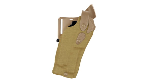 Image of Safariland 6360RDS Level III Retention ALS/SLS Duty OWB Belt Holster, Glock 17/Glock 22, Left Hand, Cordura, Khaki, 6360RDS-8321-752